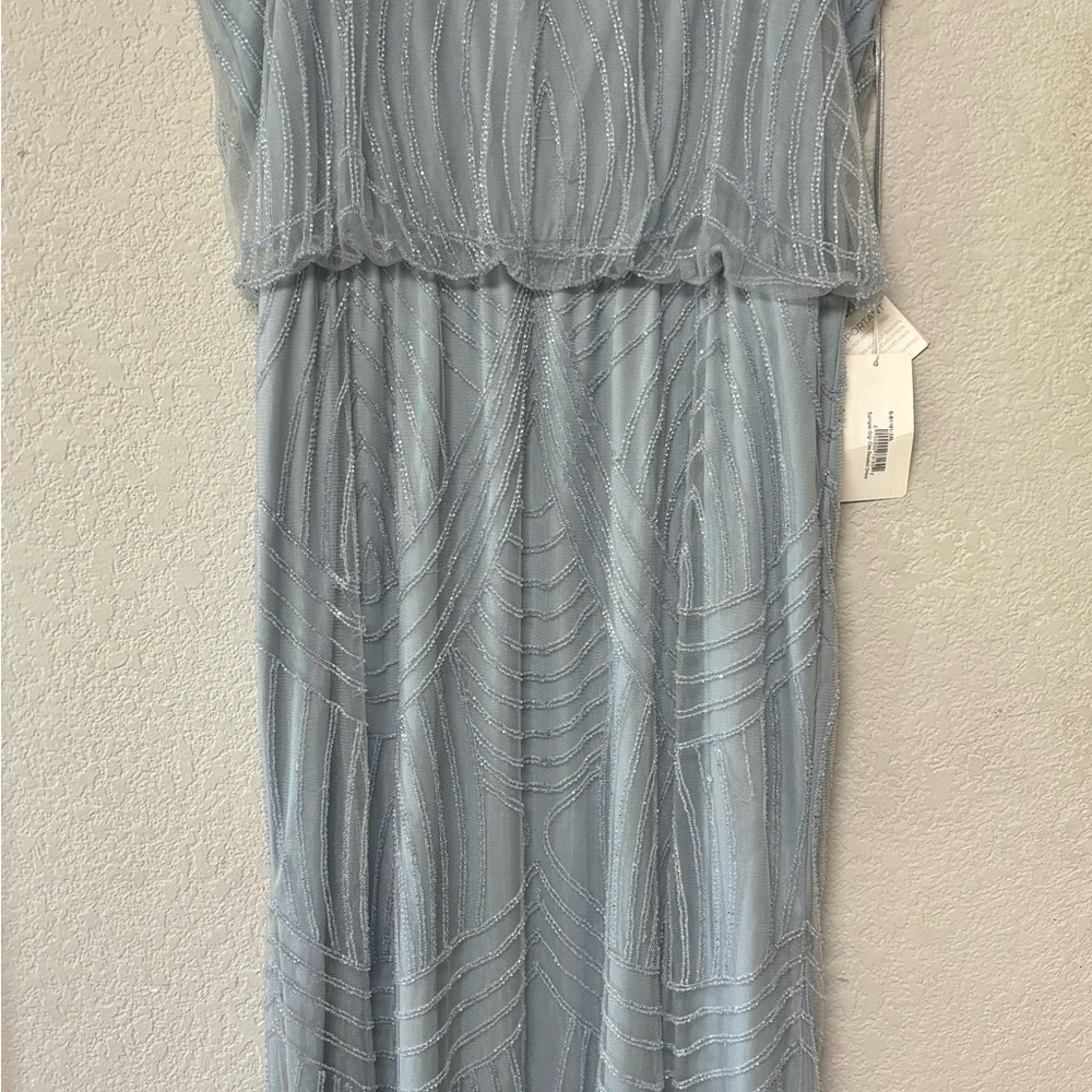 Revelry French Blue Gigi Beaded Dress Size XXL - Picture 3 of 11